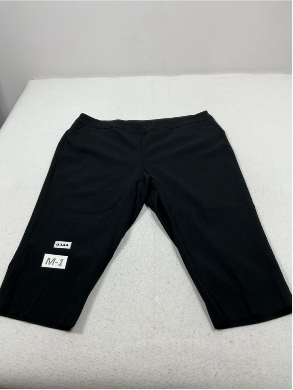 Womans Excellent Kim Roger’s Capri Pullon Casual Pants Size 20 W Black